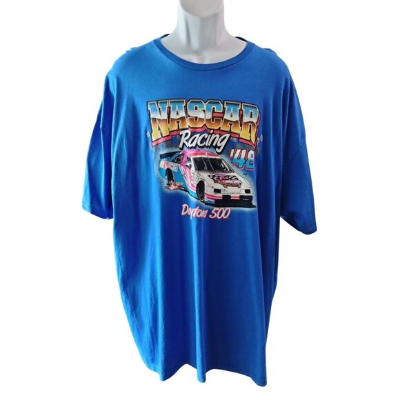 Nascar Shirt Mens Size XL Racing Daytona 500 Graphic Tee Vintage Blue - Picture 2 of 7